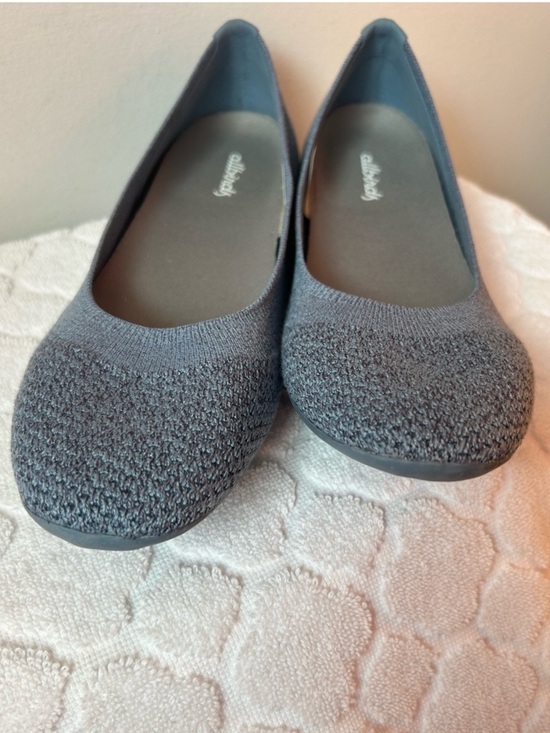 allbirds Shoes - allbirds Women's Tree Breezer Grey-Blue Flats Size 9 eucalyptus knit Slip-on